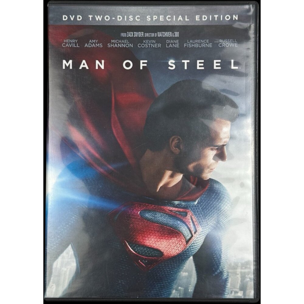 Man of Steel (DVD, 2013, Two-Disc Special Edition)